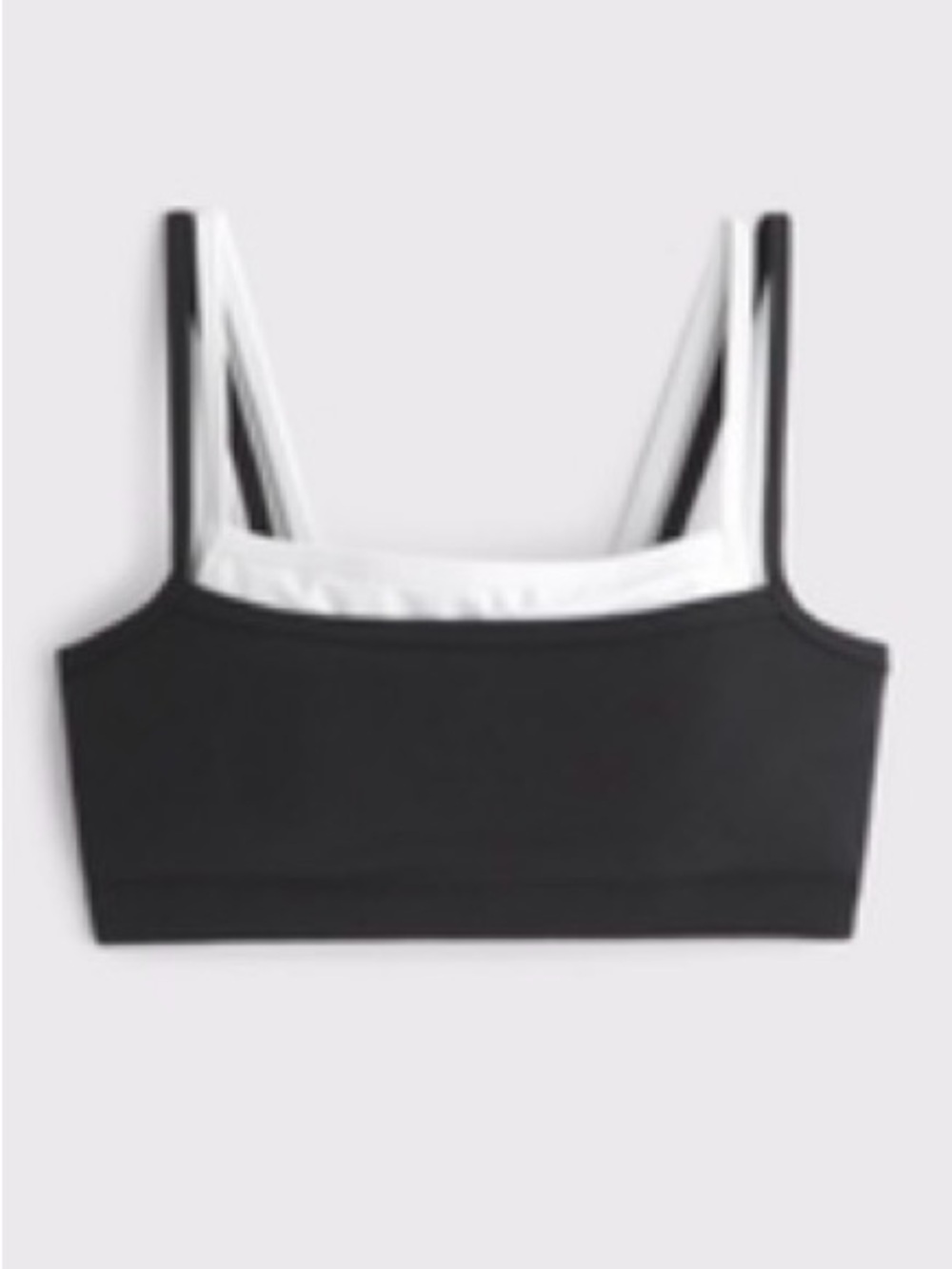 Black High-Waist Leggings with Contrast Waistband - Women - Picture 3 of 3